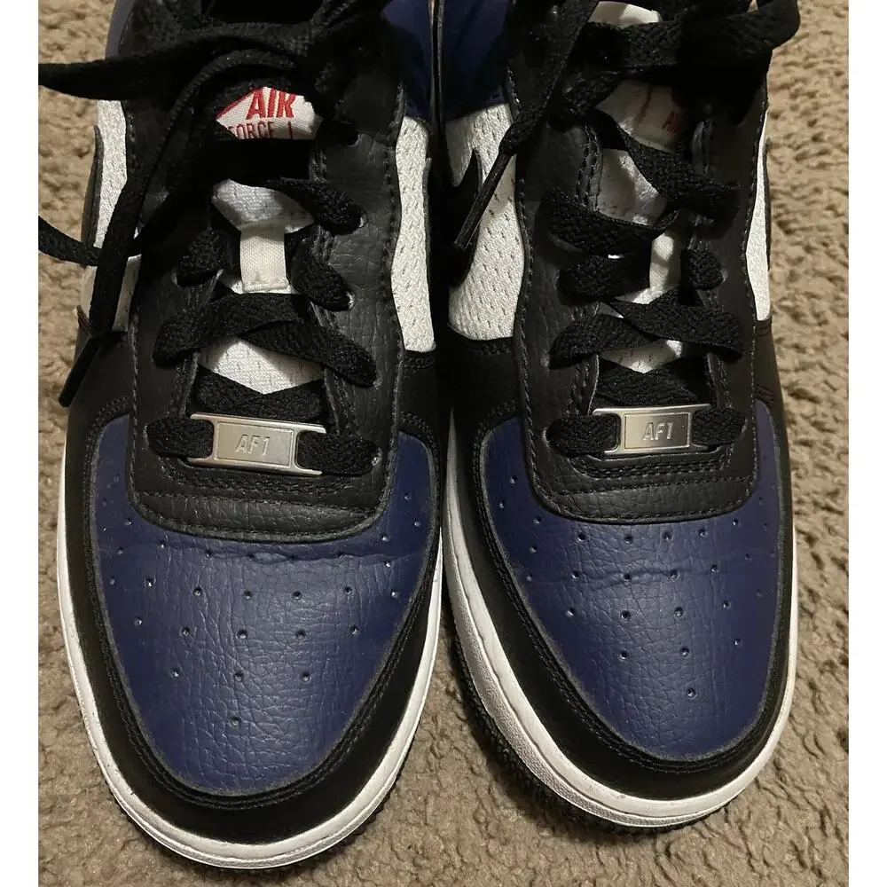 Nike Air Force 1 GS Sneakers Casual Gym Shoes Midnight Navy Sz 6.5Y Womens 8M